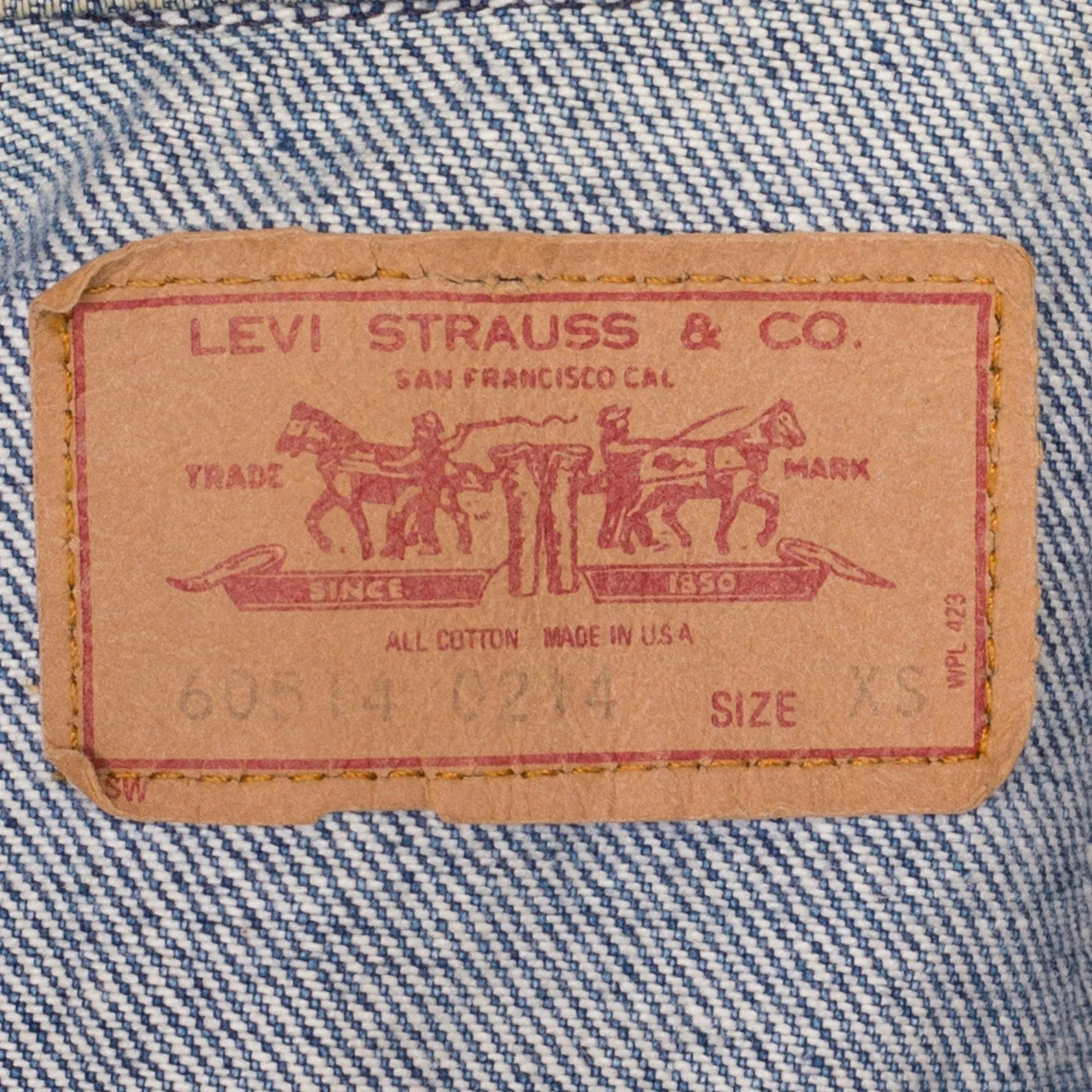 80s Levi's Denim Harley Davidson Vest - XS to Small