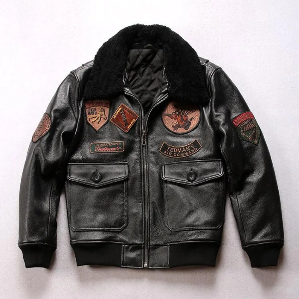 Air Force G1 Paratrooper Top-Grain Flight Jacket