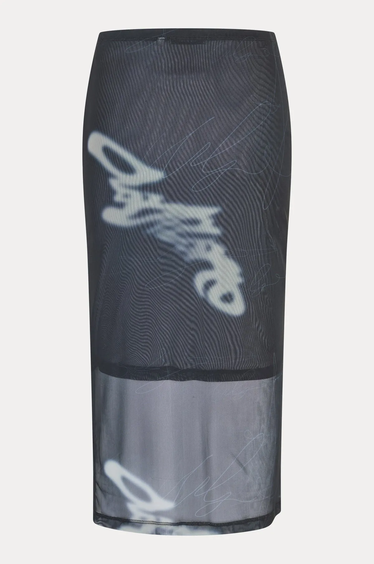 Alicia Skirt Navy Scrible