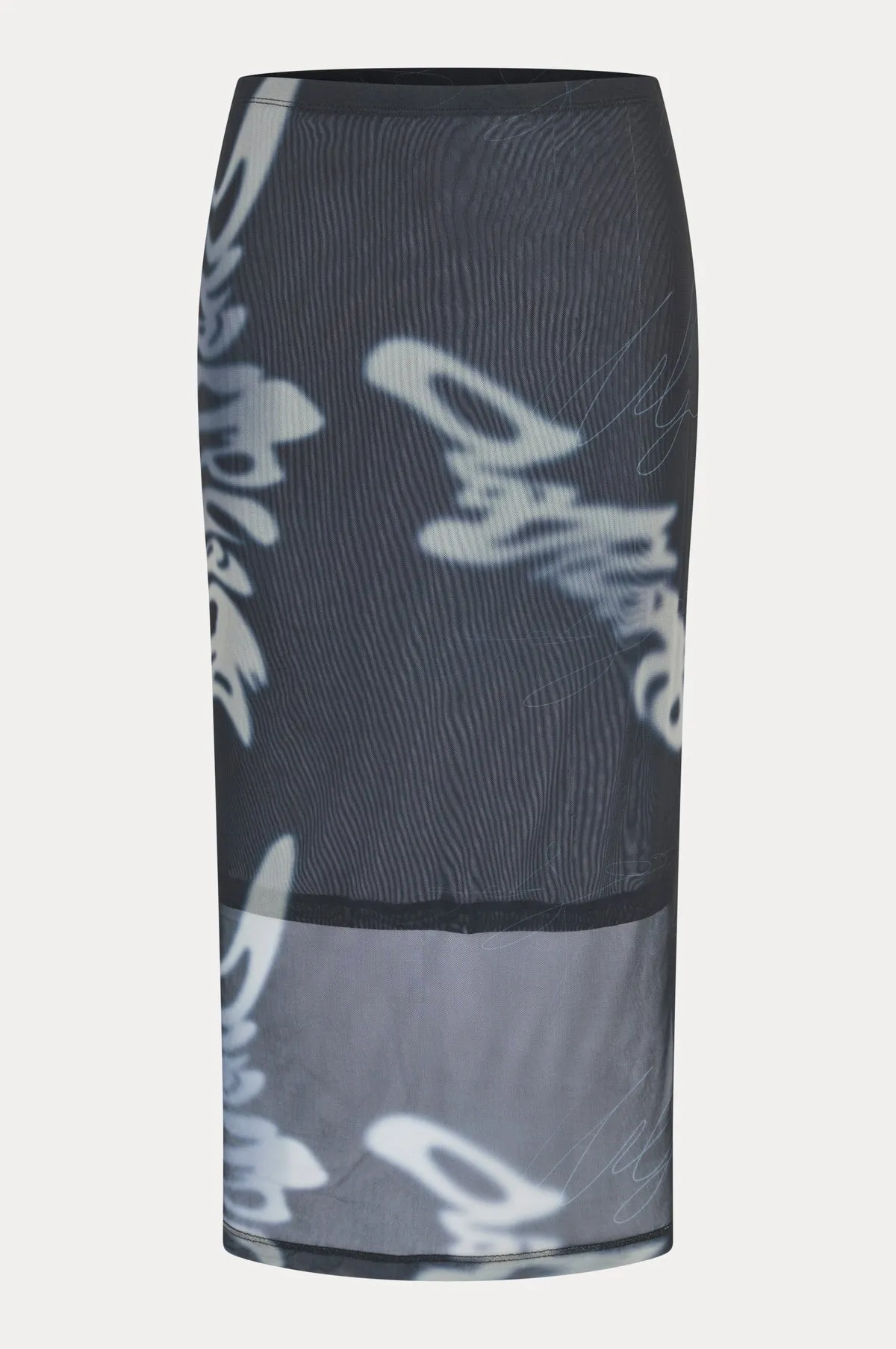 Alicia Skirt Navy Scrible