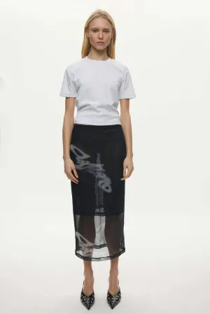 Alicia Skirt Navy Scrible