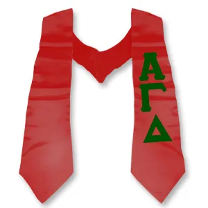 Alpha Gamma Delta Printed Budget Graduation Stole - CAD