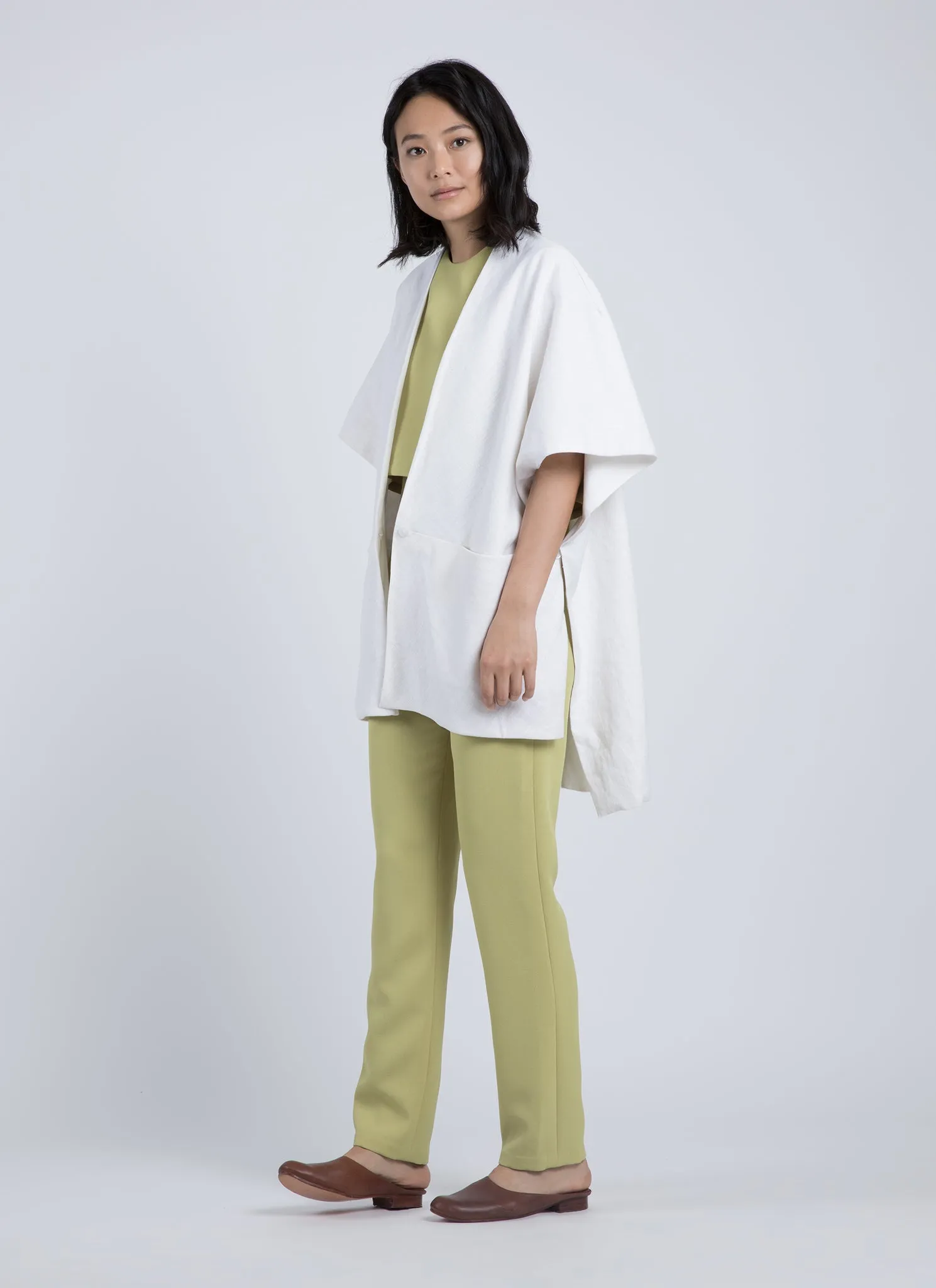 Bloom Dolman Pocket Jacket - White