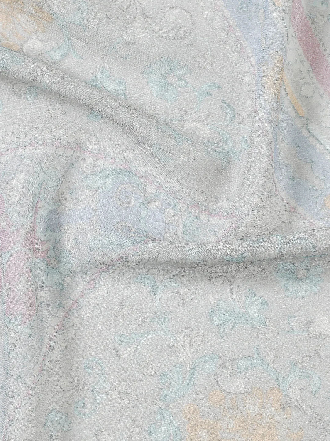 Celestial Charm Wool Lurex Printed Stole