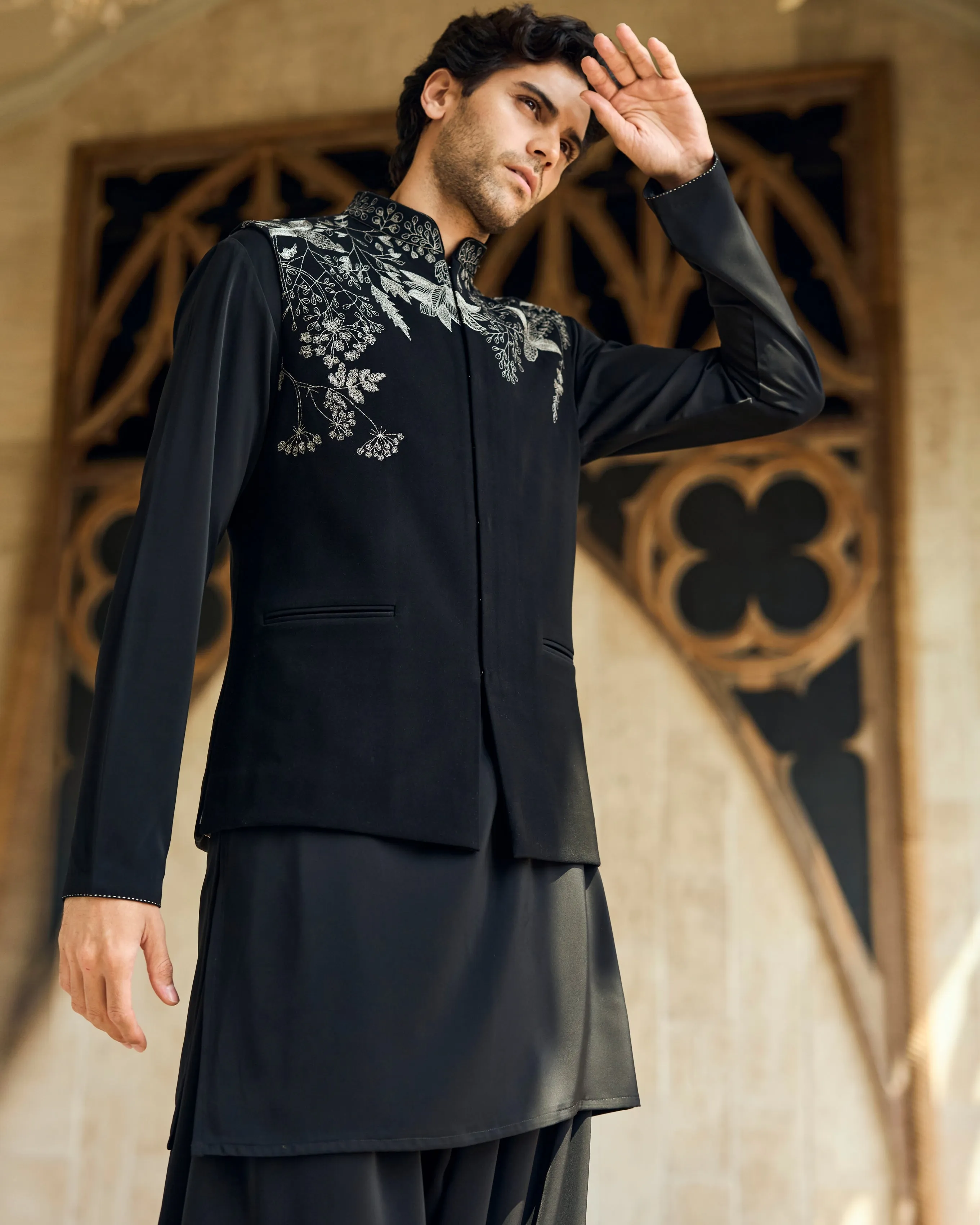 Chapelle Black & Silver Bundi Set