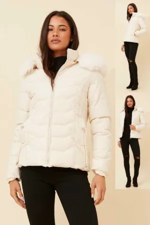Chloe Hood Jacket Ivory