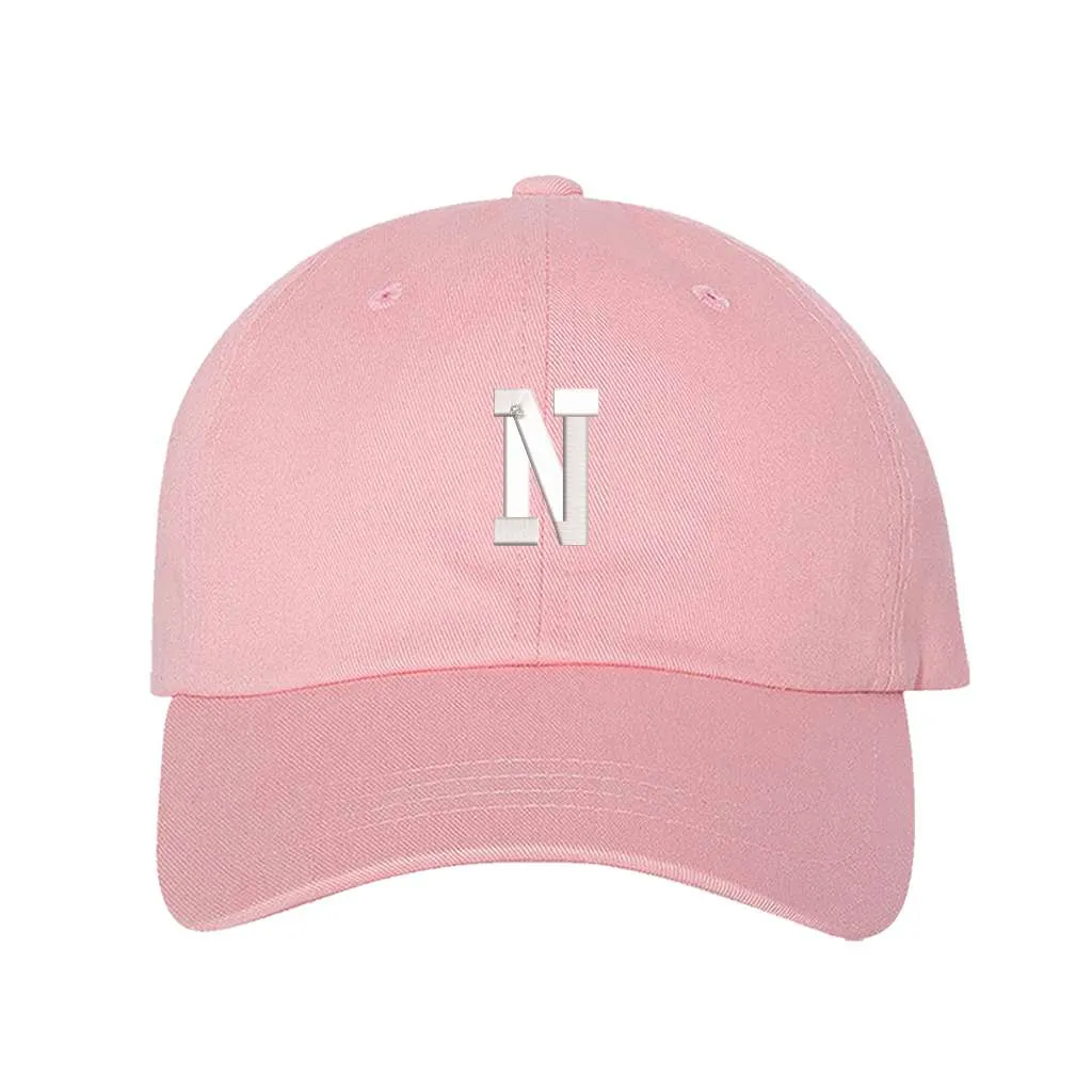 Custom 3D Puff Baseball Cap with Embroidered Letter Initials