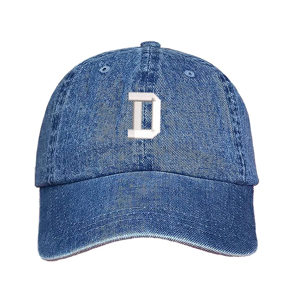 Custom 3D Puff Baseball Cap with Embroidered Letter Initials