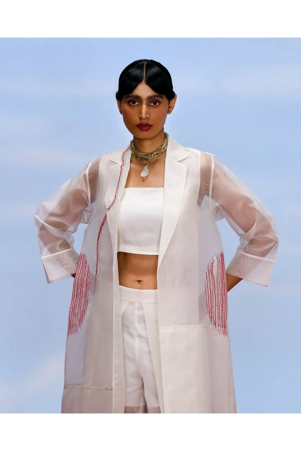 DOROTHY SHEER TRENCH/JACKET