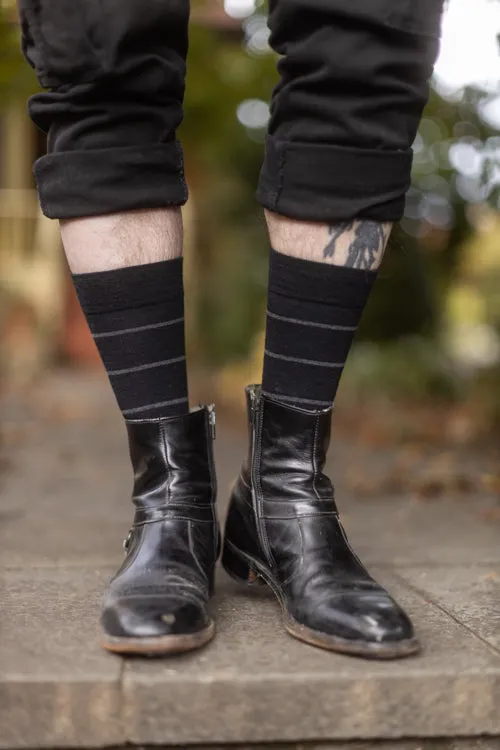 Exeter Striped Wool Crew