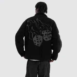 Fire Dice Reversible Jacket Black