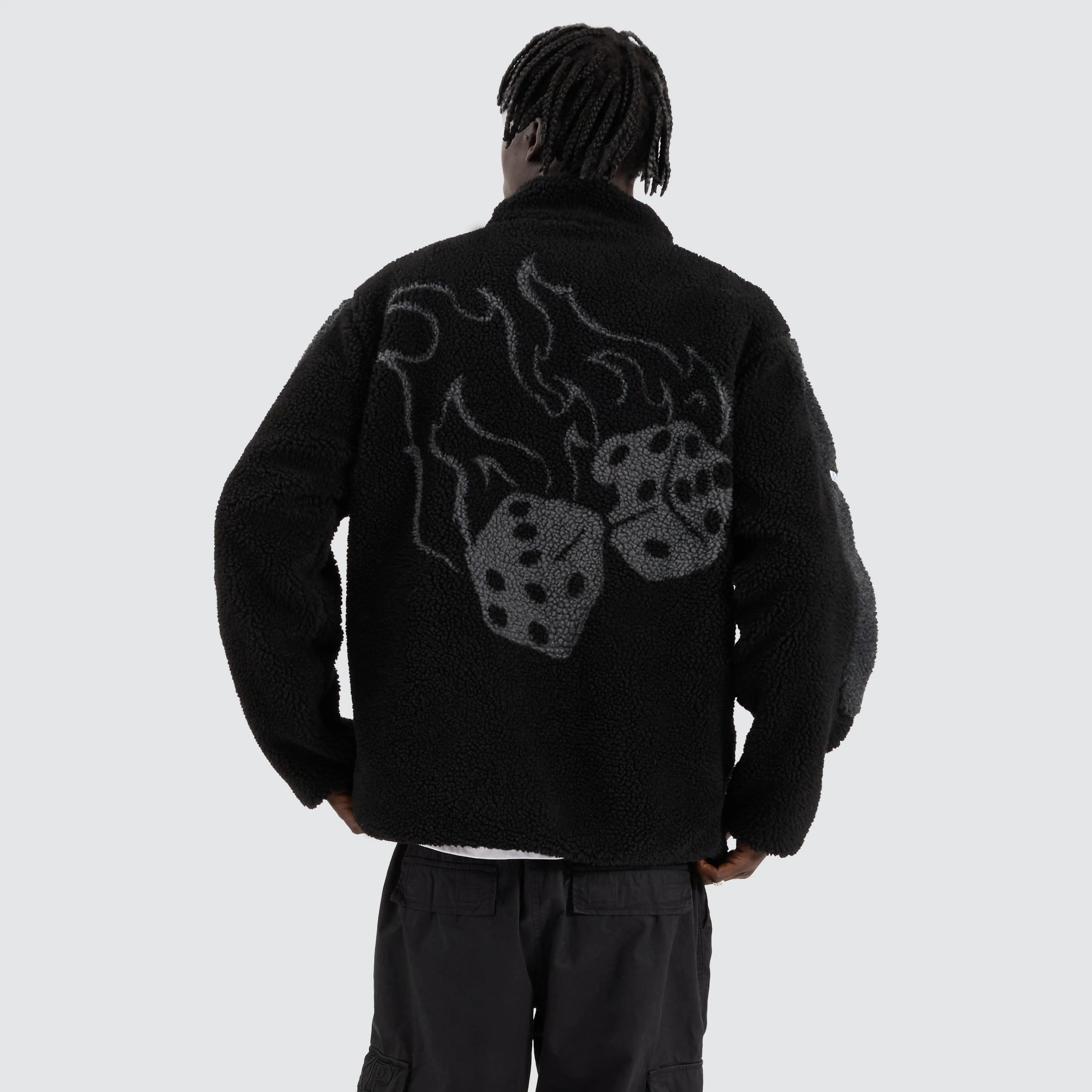 Fire Dice Reversible Jacket Black