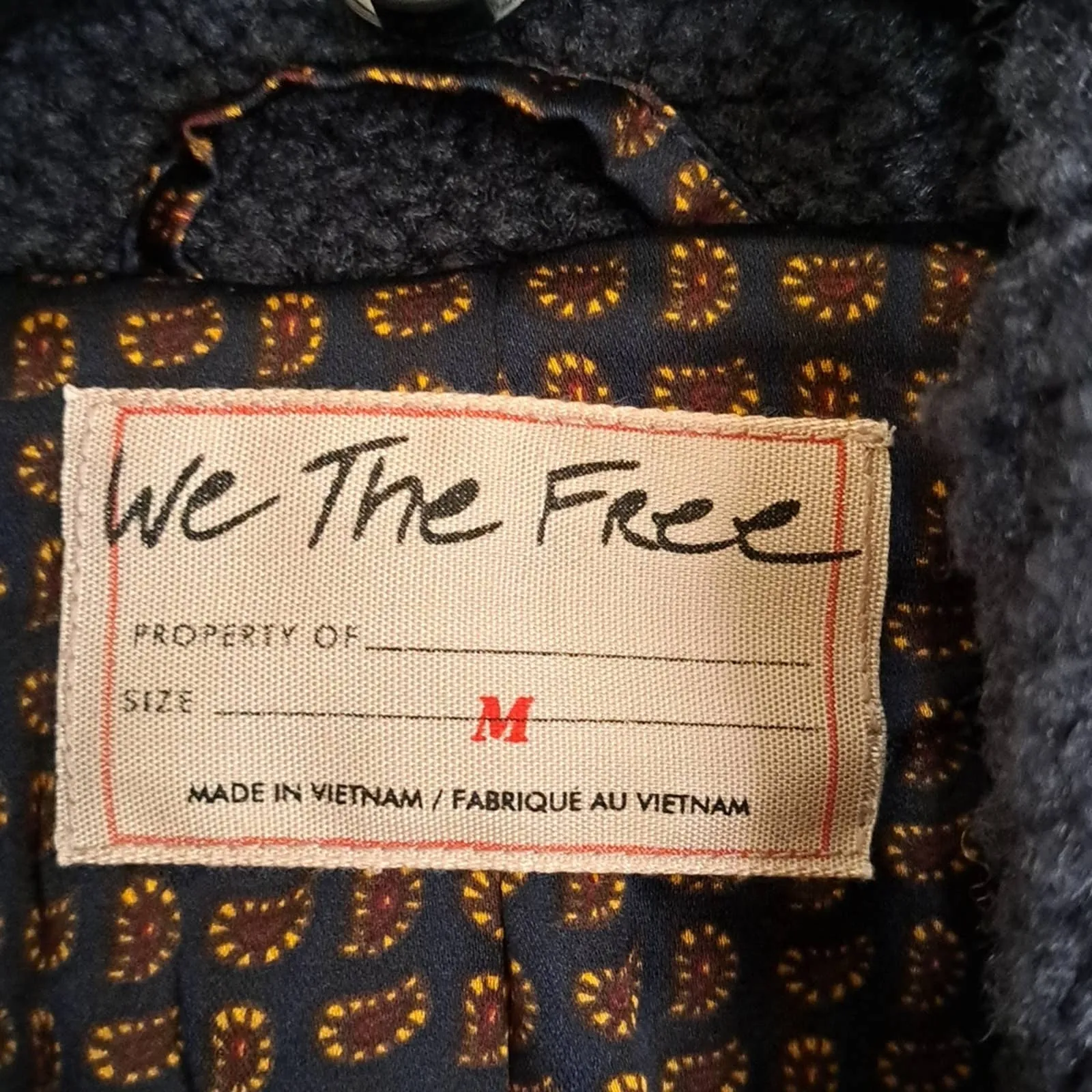 FREE PEOPLE IZZY WRAP TEDDY JACKET