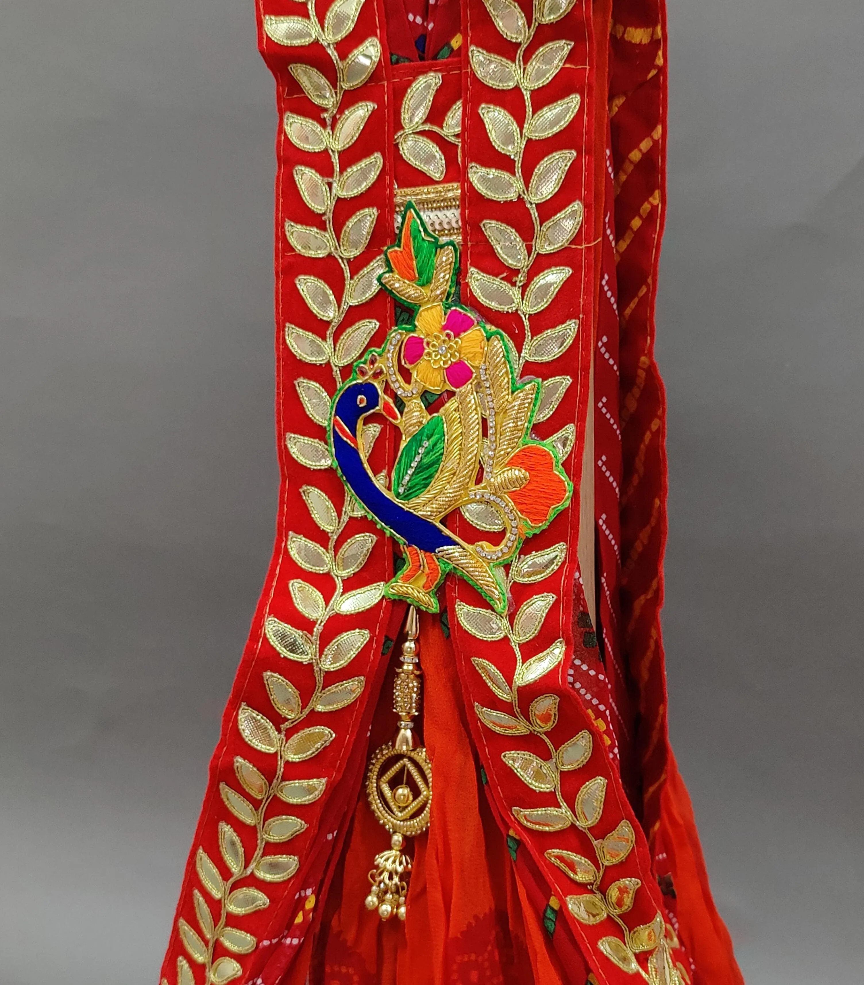 KcPc Rajasthani Marwadi Chunri Pila Stole,ZHR