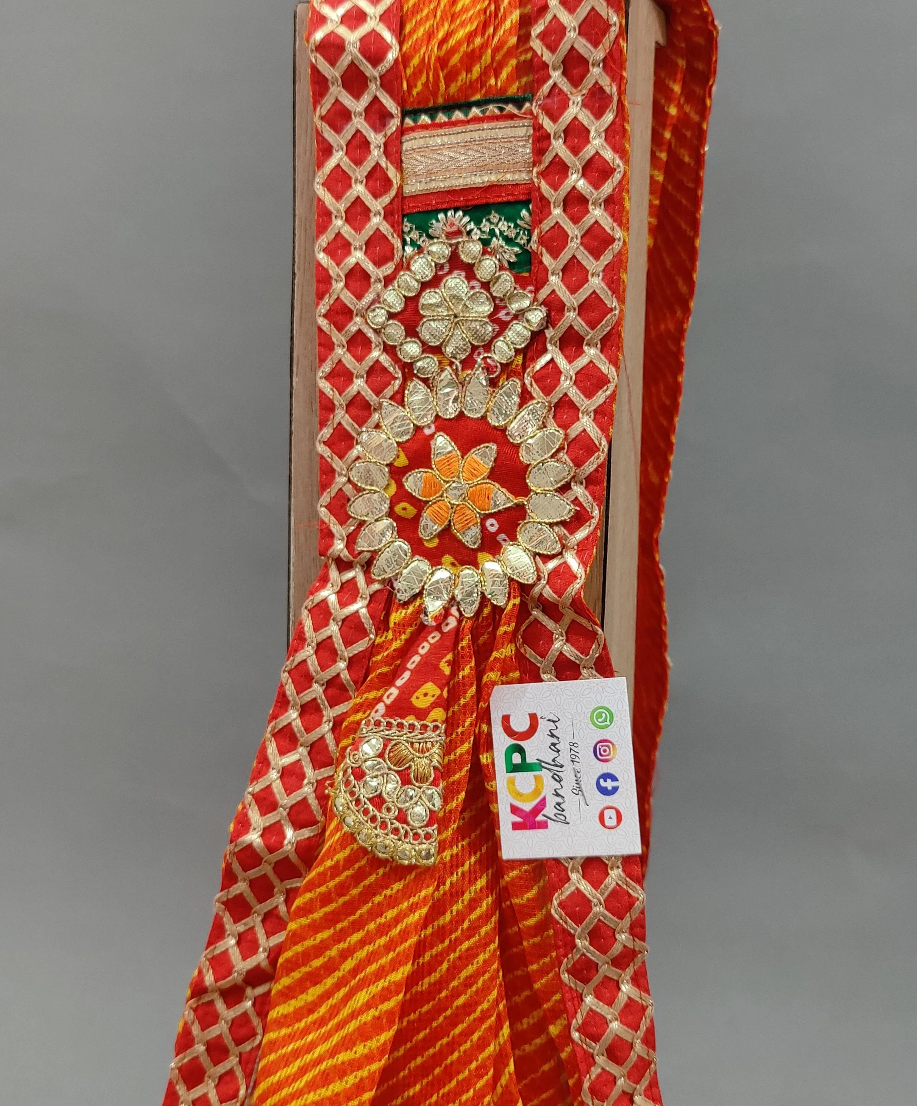 Latest Design Half Part Marwadi Broach Odhna Stole