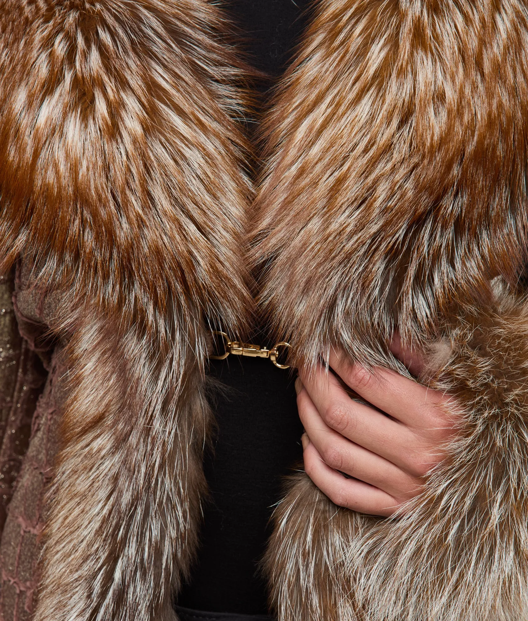 Luna Fox Jacket :: Brown Sparkle