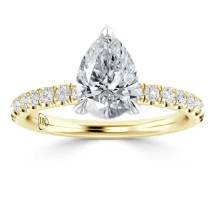 Millie - 18ct Yellow Gold - Pear