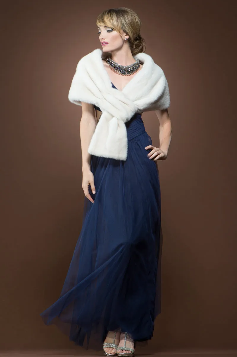 Mink Pull-Through Fur Stole