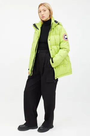 Neon Green Approach Puffer