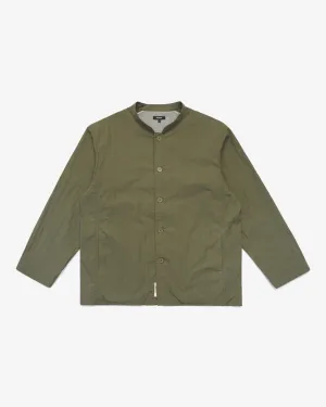Nylon Band Collar Jacket