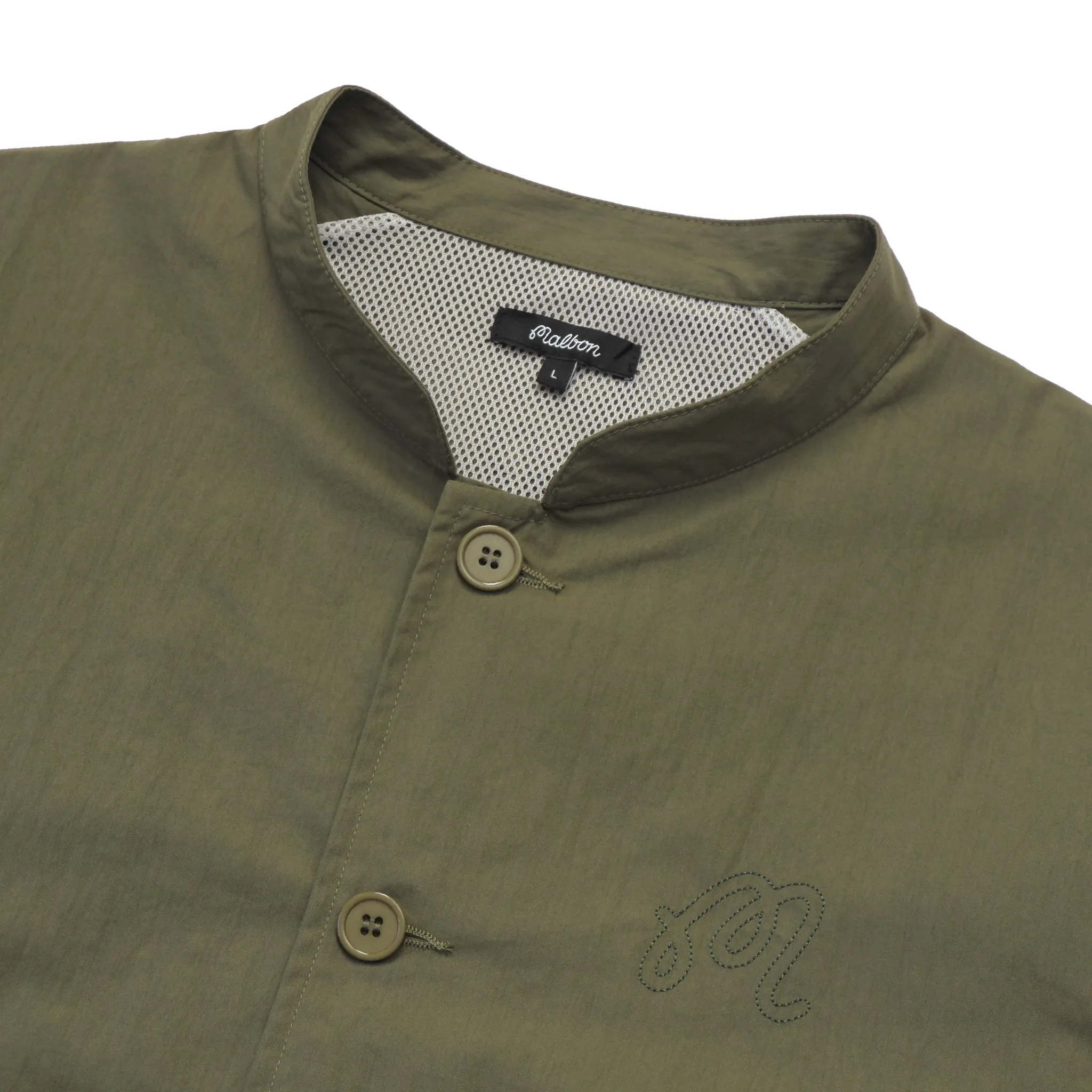 Nylon Band Collar Jacket