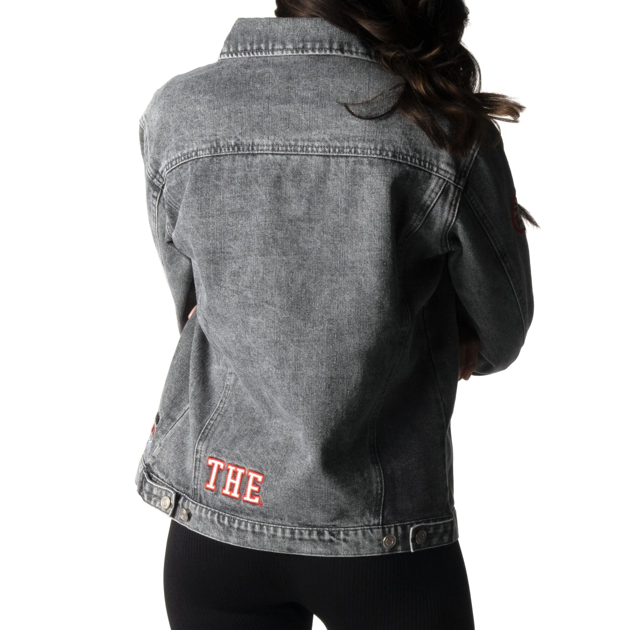Ohio State Buckeyes Patch Denim Jacket