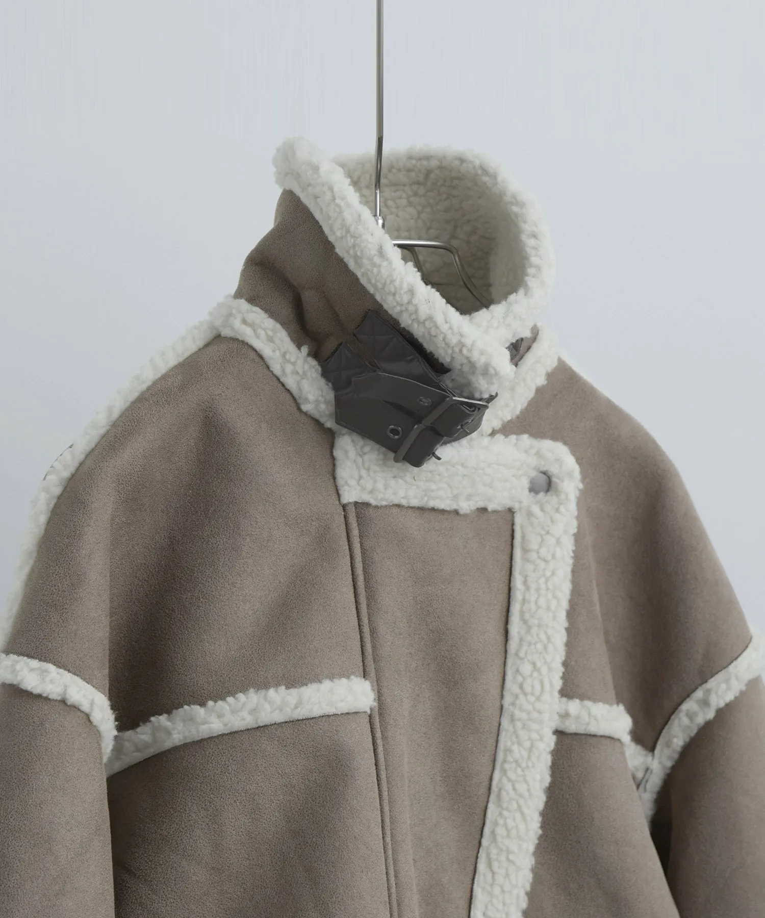 Oversize Boa Flight Jacket