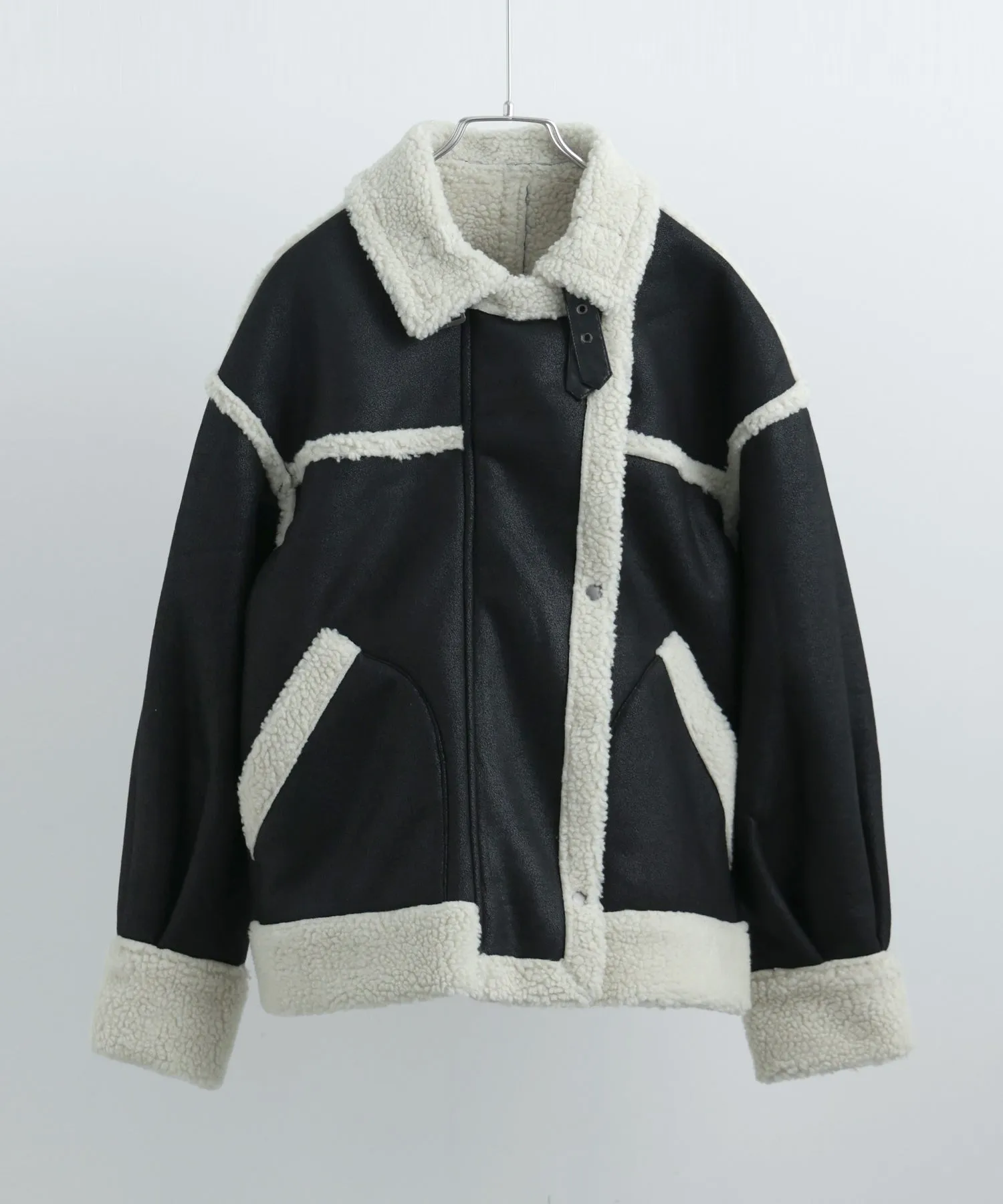 Oversize Boa Flight Jacket