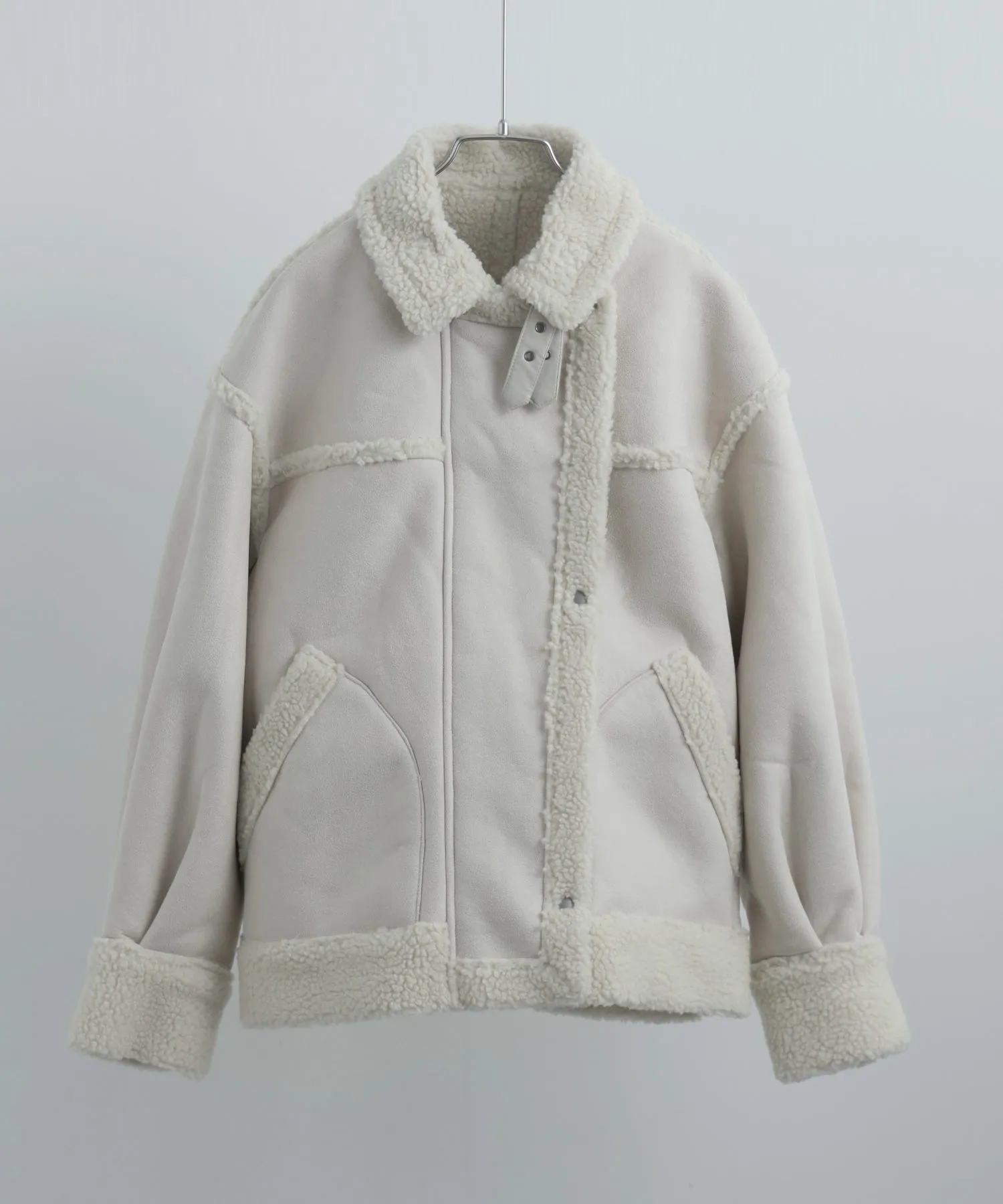 Oversize Boa Flight Jacket