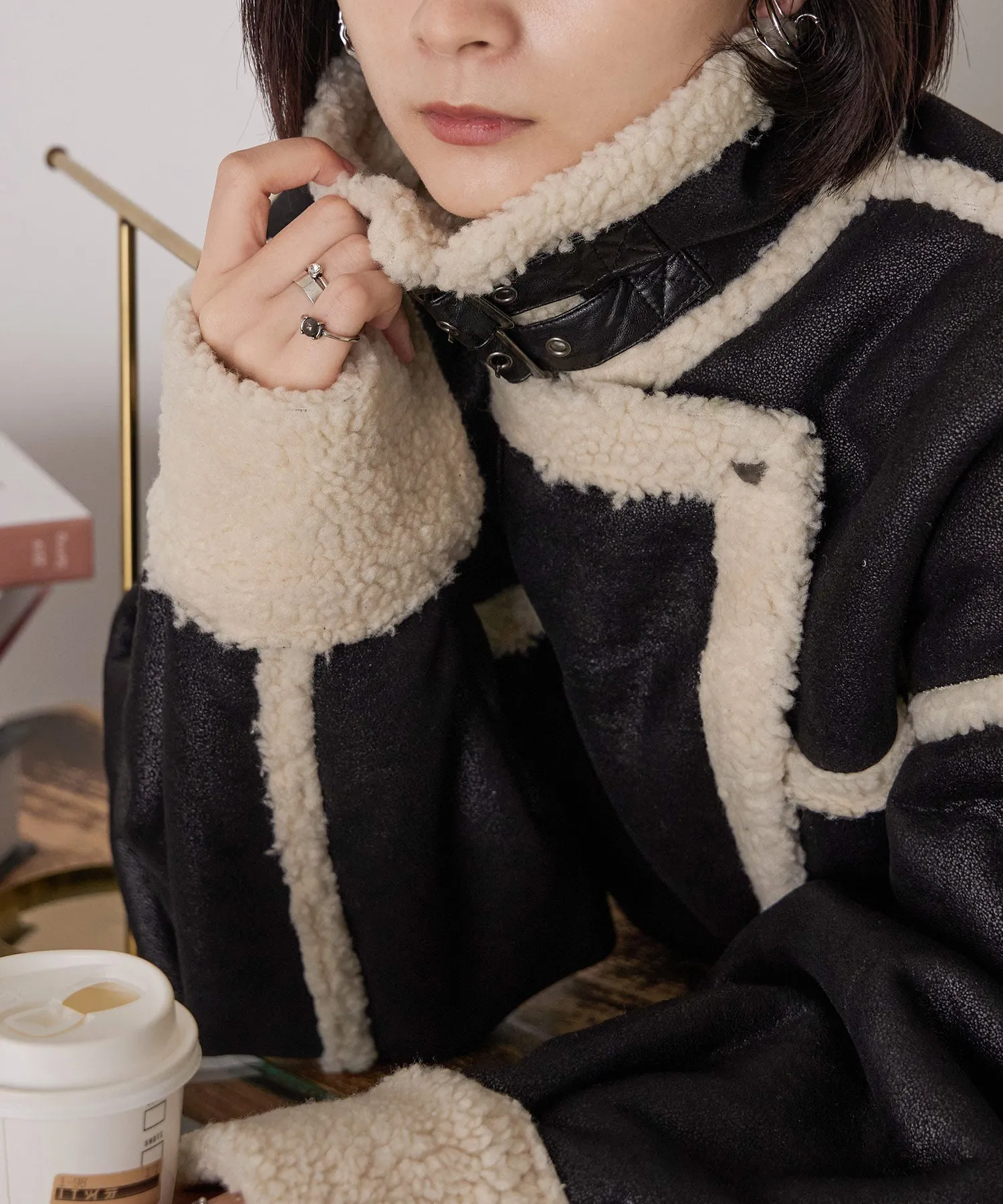 Oversize Boa Flight Jacket