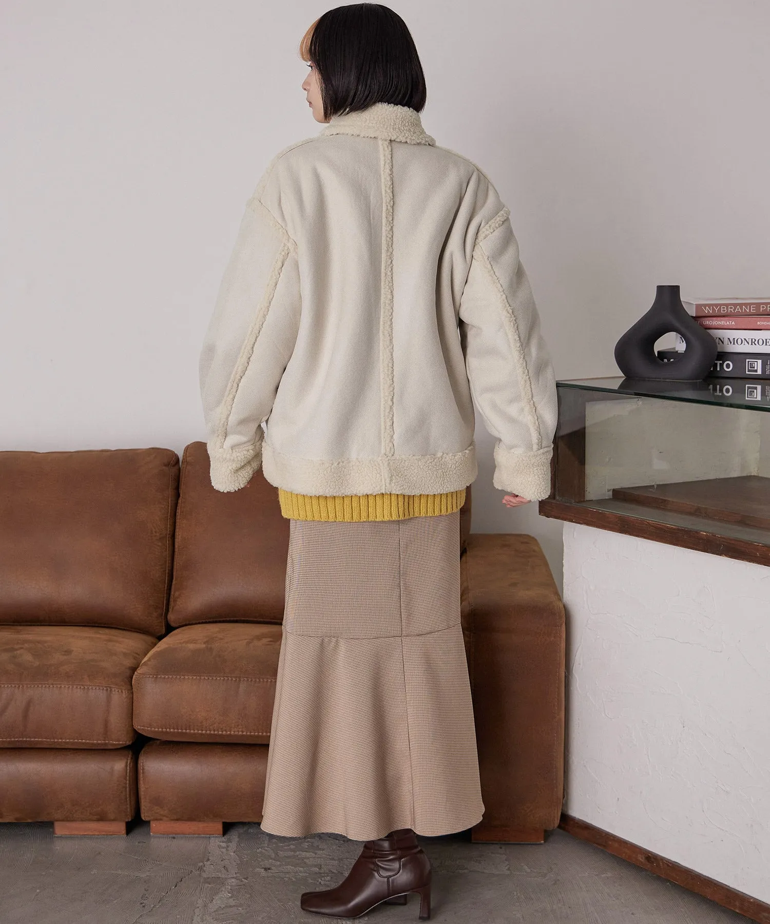Oversize Boa Flight Jacket