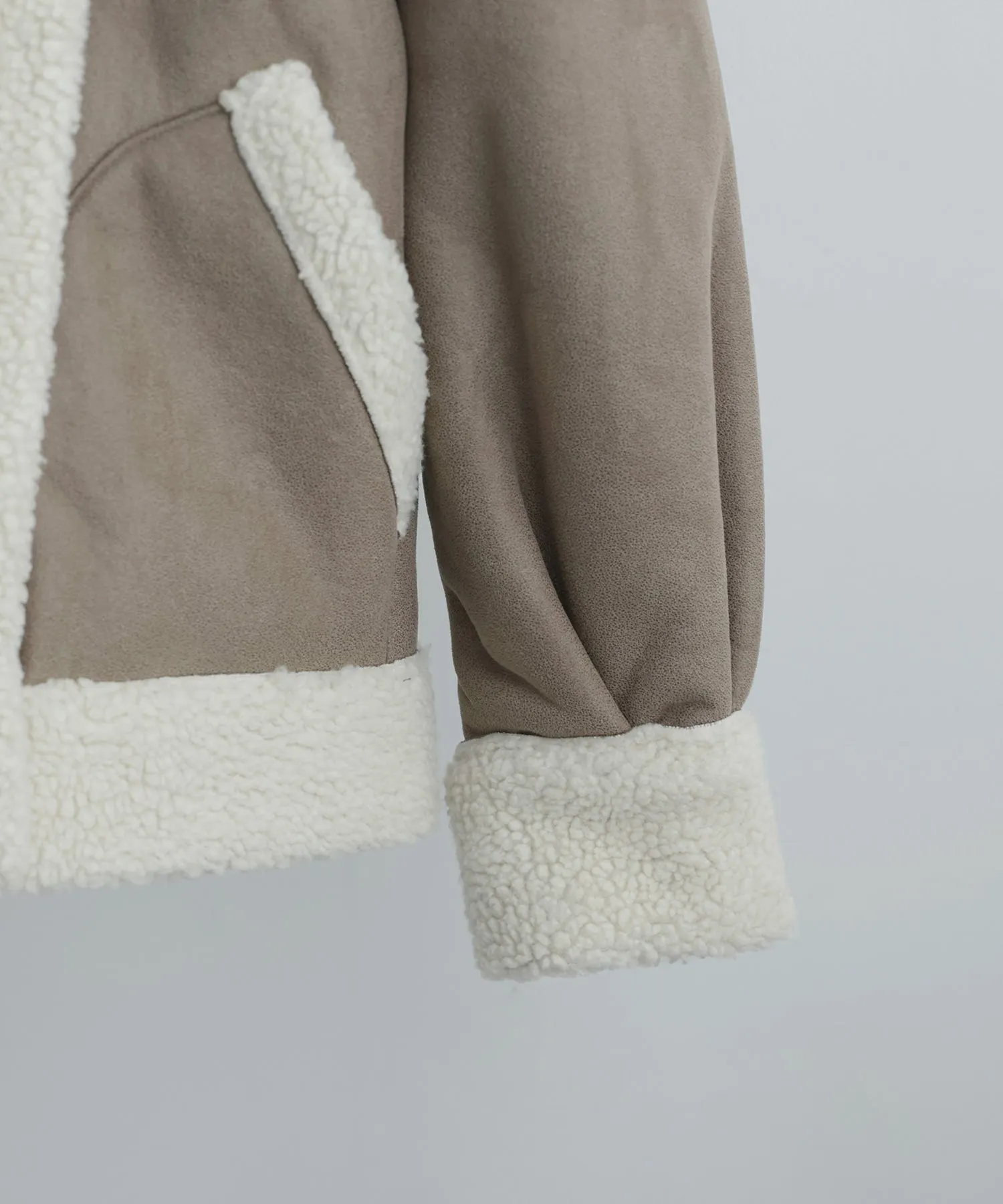 Oversize Boa Flight Jacket