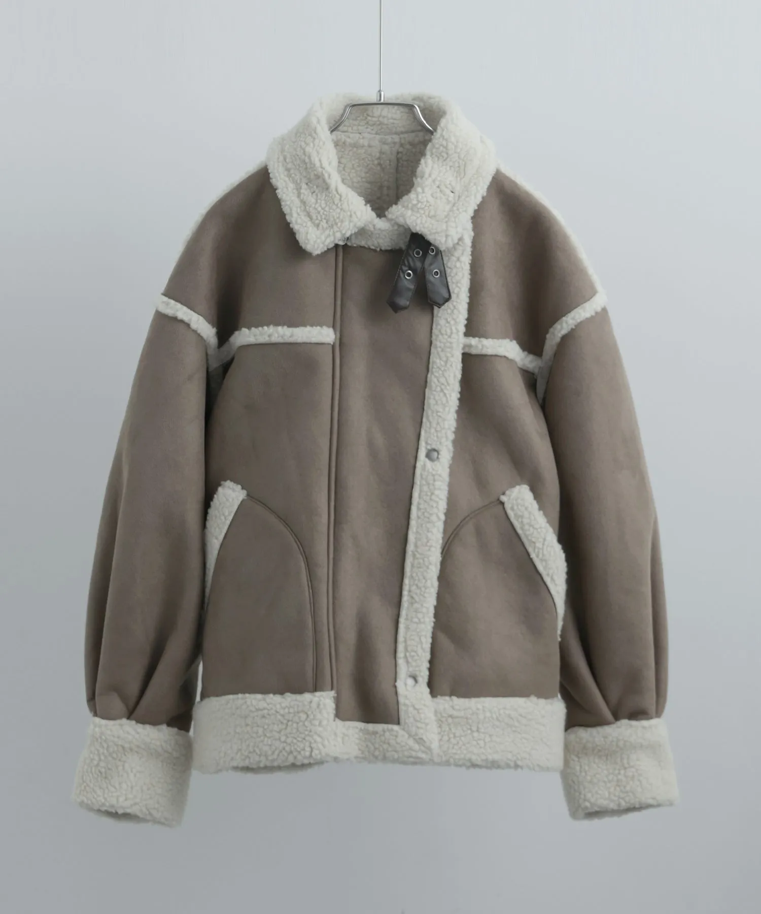 Oversize Boa Flight Jacket