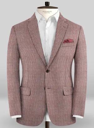 Scabal Taormina Lexi Red Wool Jacket
