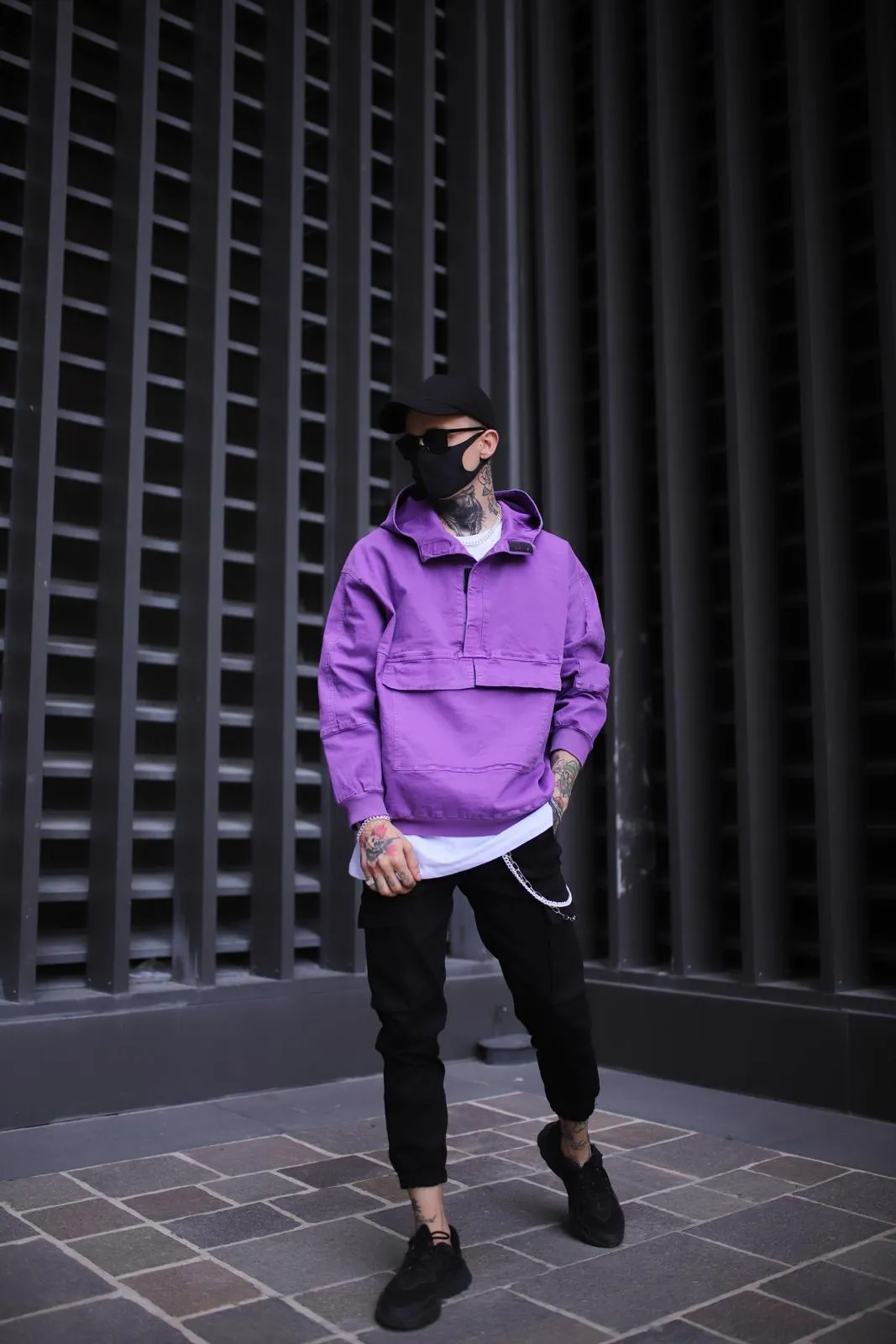 Sneakerjeans Purple Windbreaker KB002