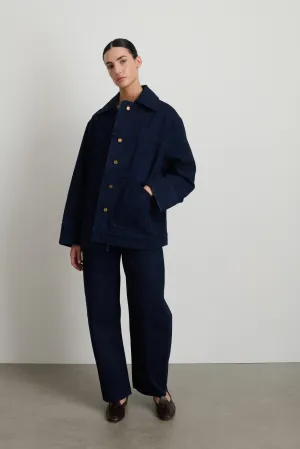 Stadium Jacket Indigo Rinse