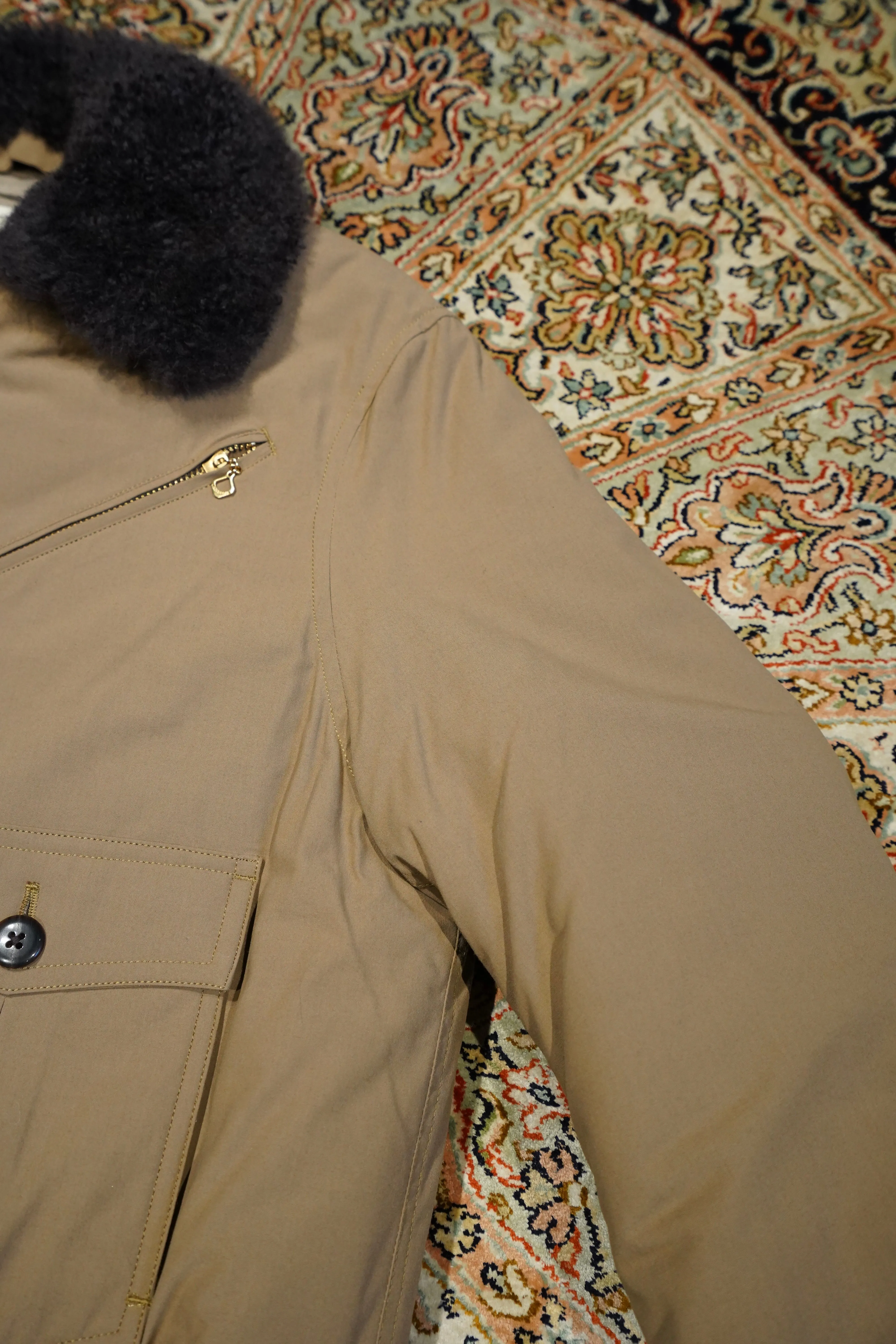 STEAF GLEAM FLIGHT JACKET (EARTH CAMEL)(EXCLUSIVE)