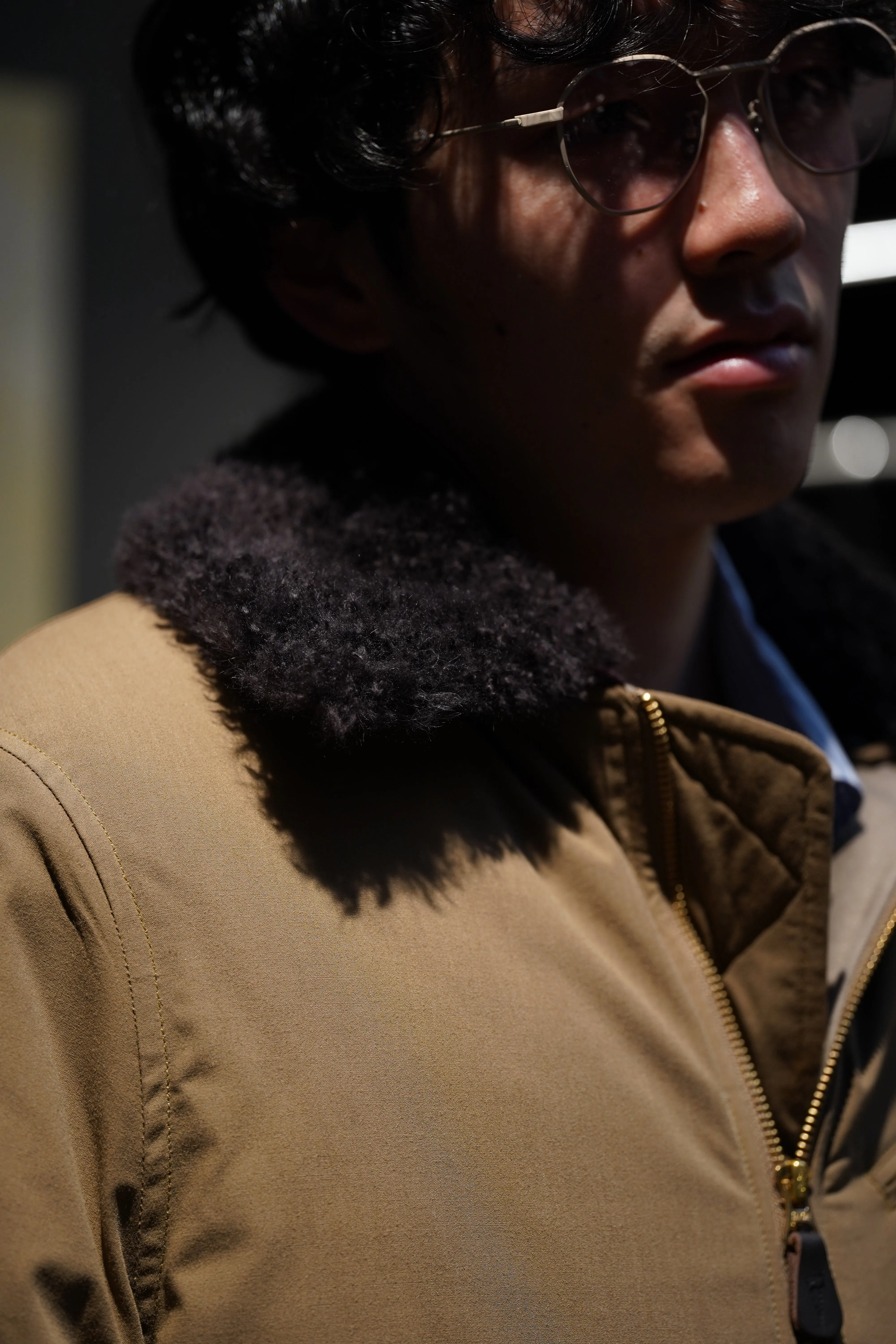 STEAF GLEAM FLIGHT JACKET (EARTH CAMEL)(EXCLUSIVE)