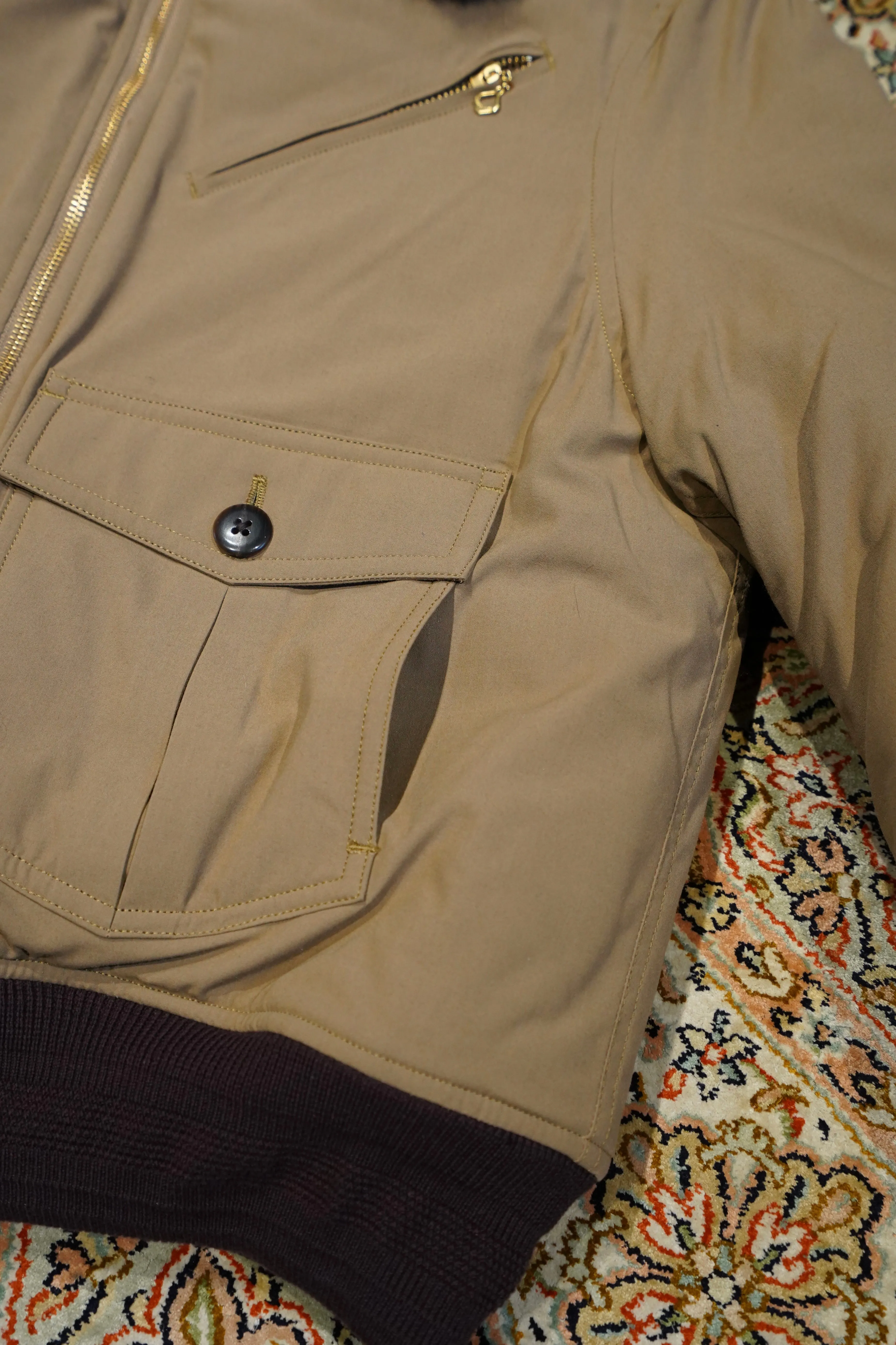 STEAF GLEAM FLIGHT JACKET (EARTH CAMEL)(EXCLUSIVE)