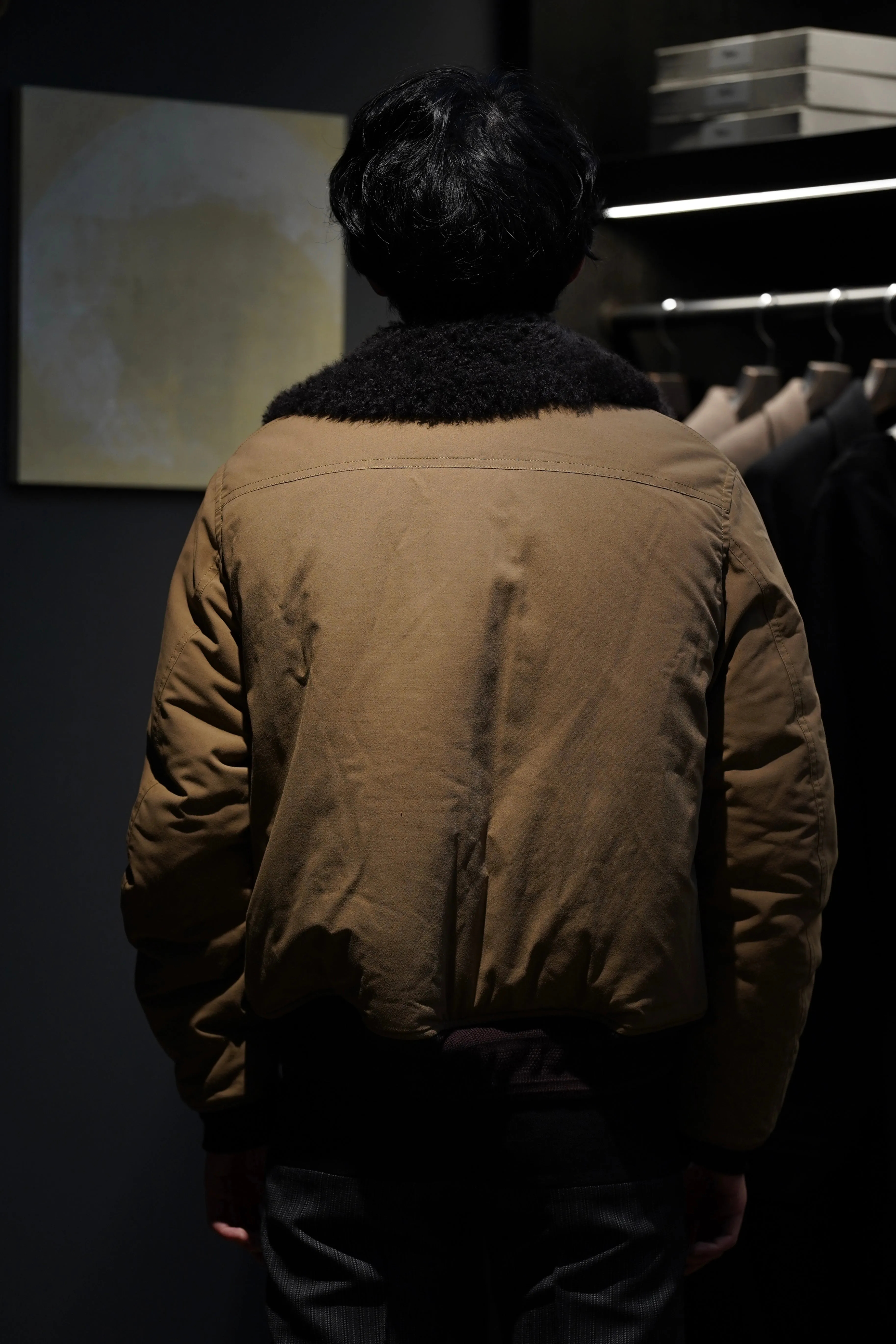 STEAF GLEAM FLIGHT JACKET (EARTH CAMEL)(EXCLUSIVE)