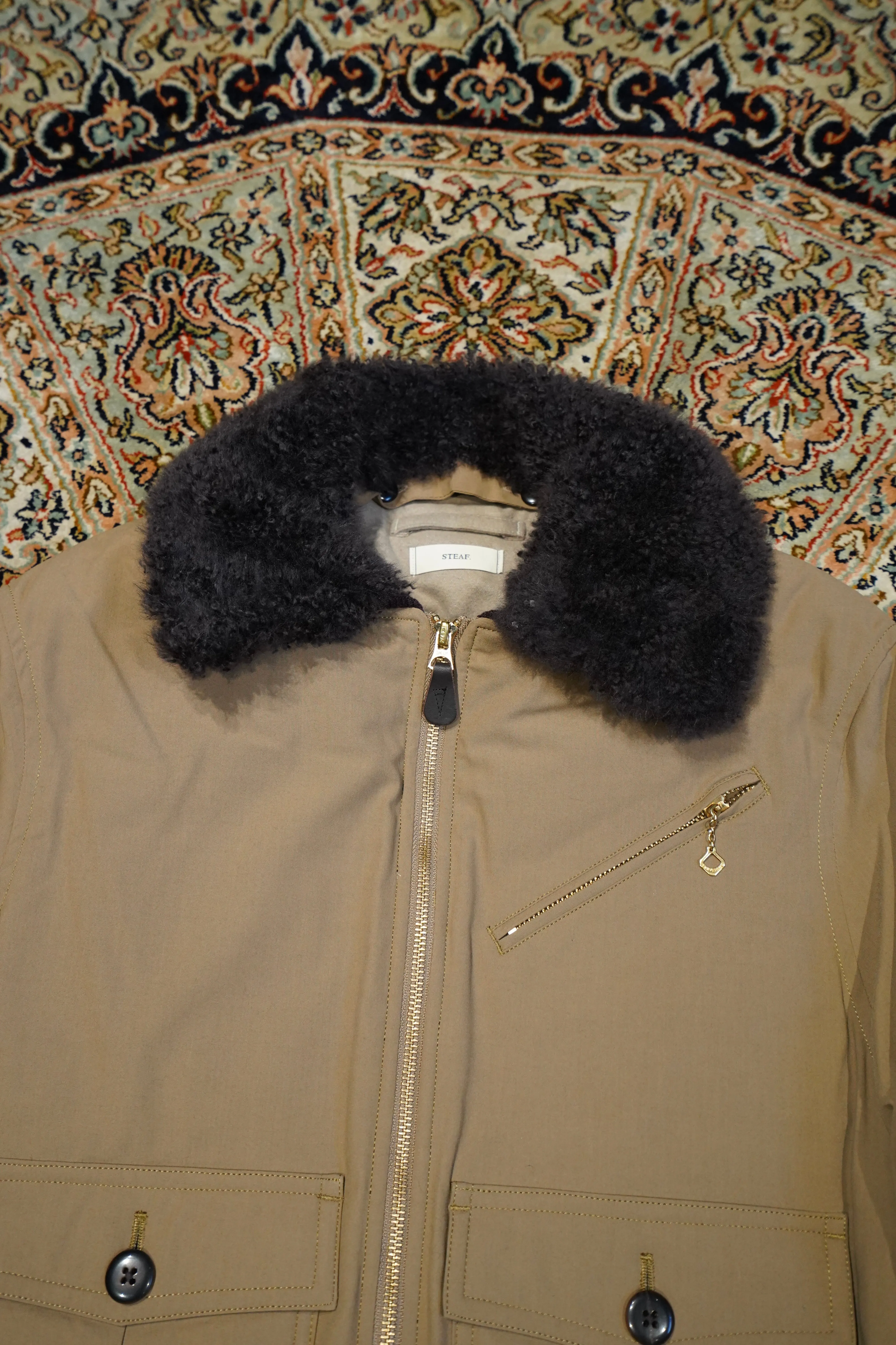 STEAF GLEAM FLIGHT JACKET (EARTH CAMEL)(EXCLUSIVE)