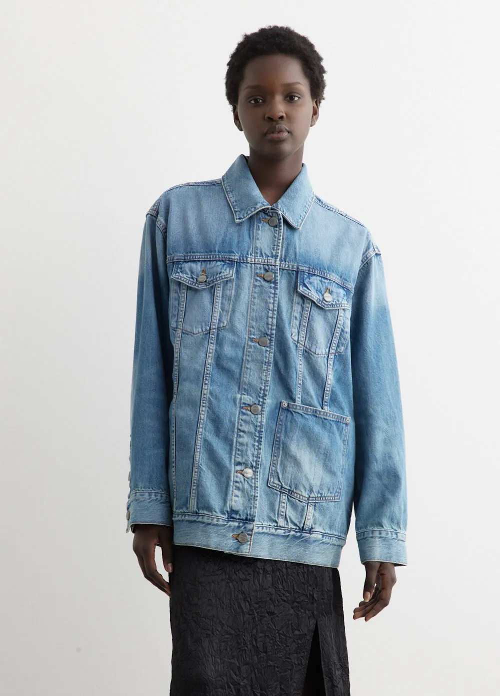 Tint Denim Oversized Jacket