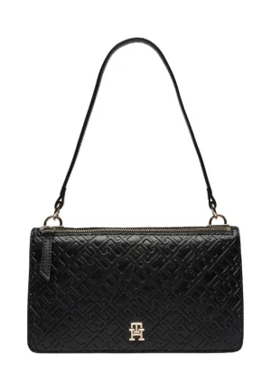 TOMMY HILFIGER Refined Shoulder Borsa Donna Black AW0AW15975