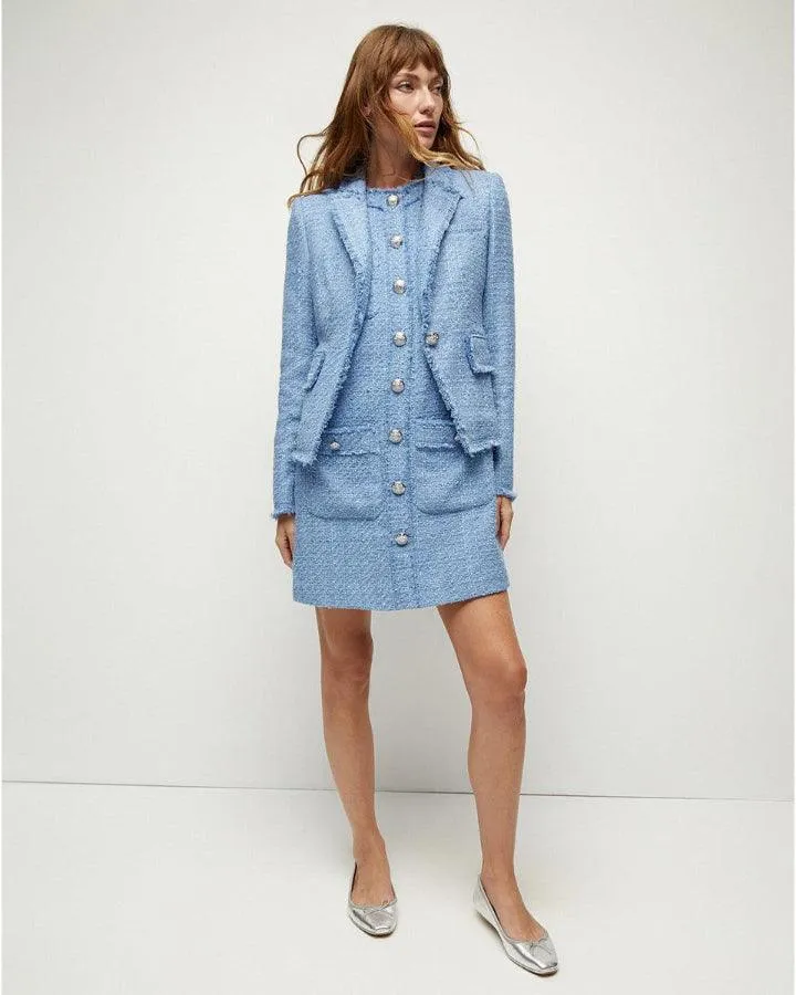 Veronica Beard Hosanna Tweed Dickey Jacket