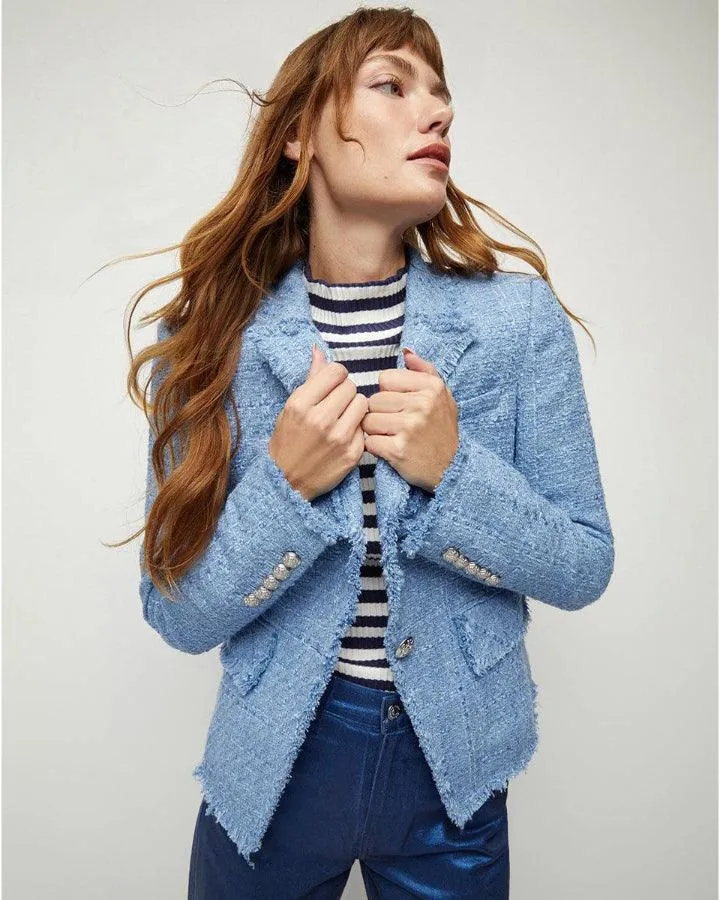 Veronica Beard Hosanna Tweed Dickey Jacket