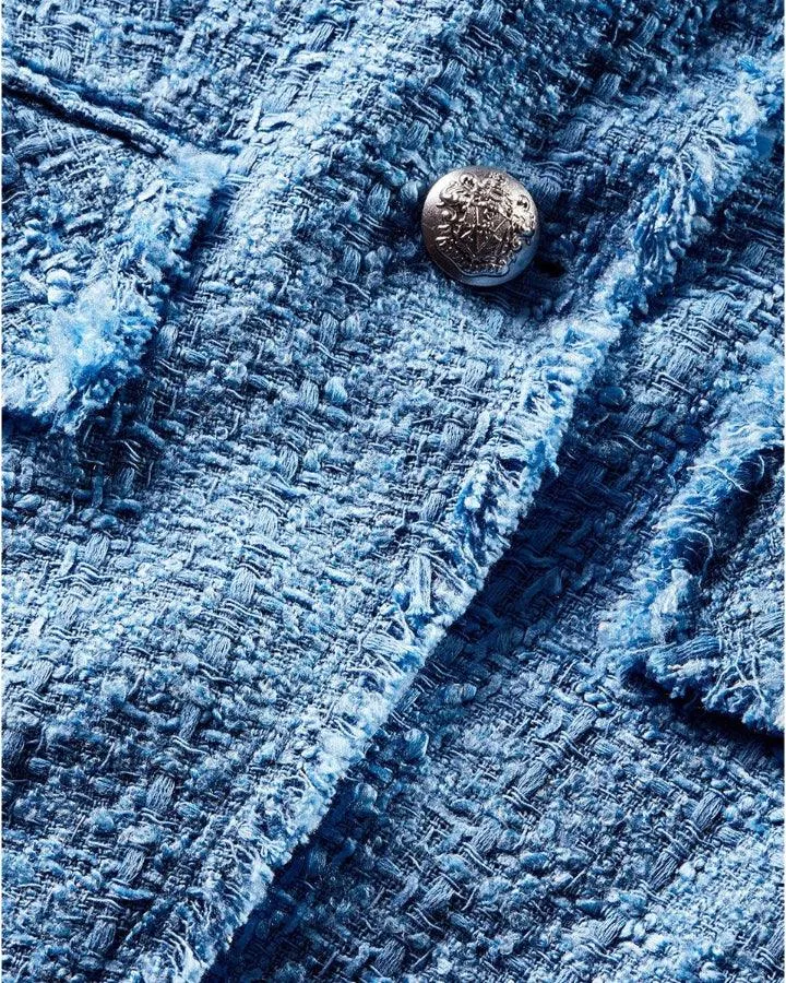 Veronica Beard Hosanna Tweed Dickey Jacket
