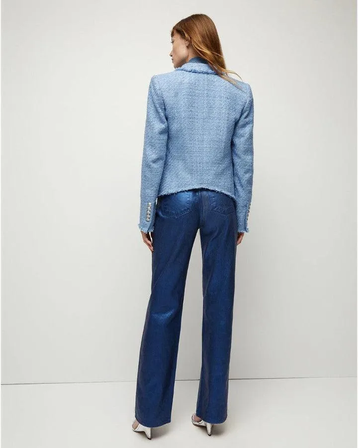Veronica Beard Hosanna Tweed Dickey Jacket