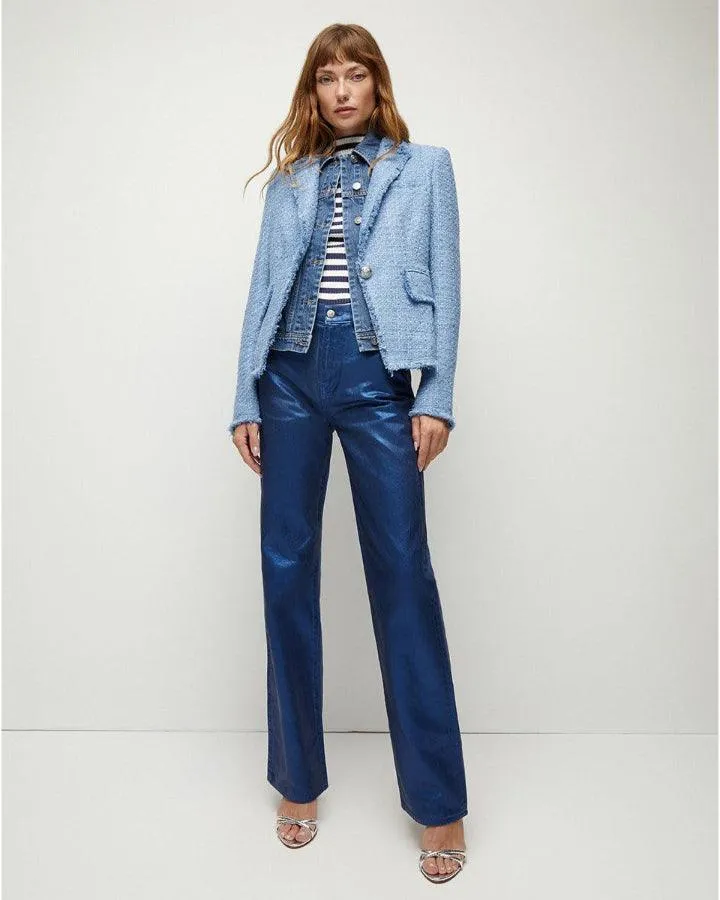 Veronica Beard Hosanna Tweed Dickey Jacket